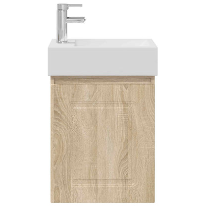 Badkamermeubel met kraan Sonoma Eiken 45,5 x 22,5 x 84 cm