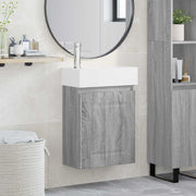 Badkamermeubel 45.5x22.5x84 cm grijs Sonoma
