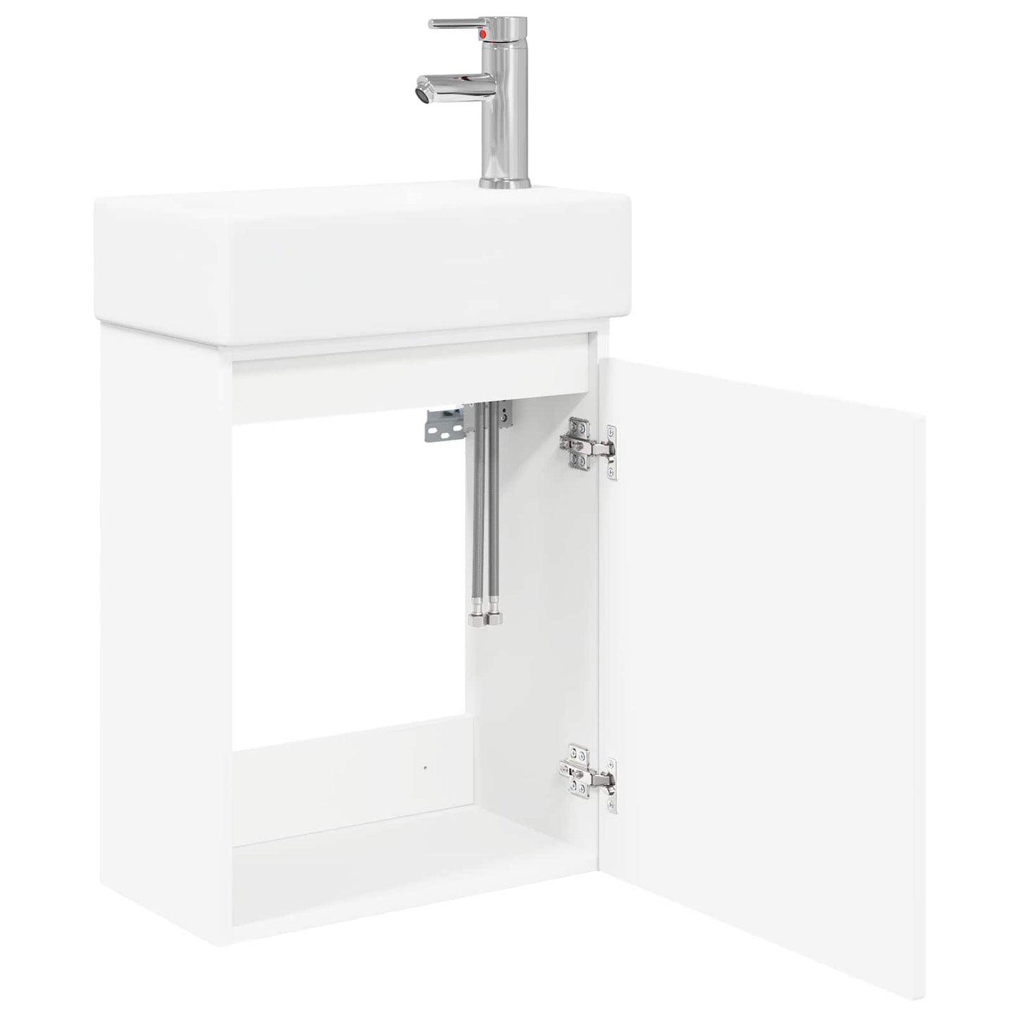 Badkamermeubel met kraan Wit 45,5 x 22,5 x 84 cm