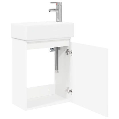 Badkamermeubel met kraan Wit 45,5 x 22,5 x 84 cm