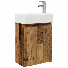 Badkamermeubel met kraan Oud hout 45,5 x 25,5 x 84 cm