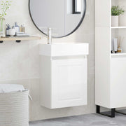 Badkamermeubel 45,5x22,5x84 cm hoogglans wit
