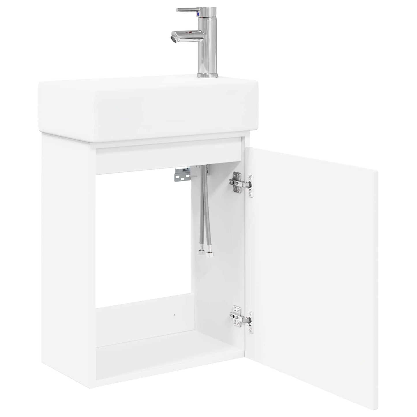 Badkamermeubel met kraan Wit 45,5 x 22,5 x 84 cm