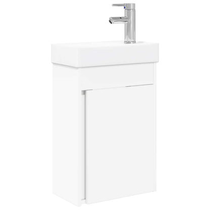 Badkamermeubel met kraan Wit 40,5 x 22,5 x 62 cm