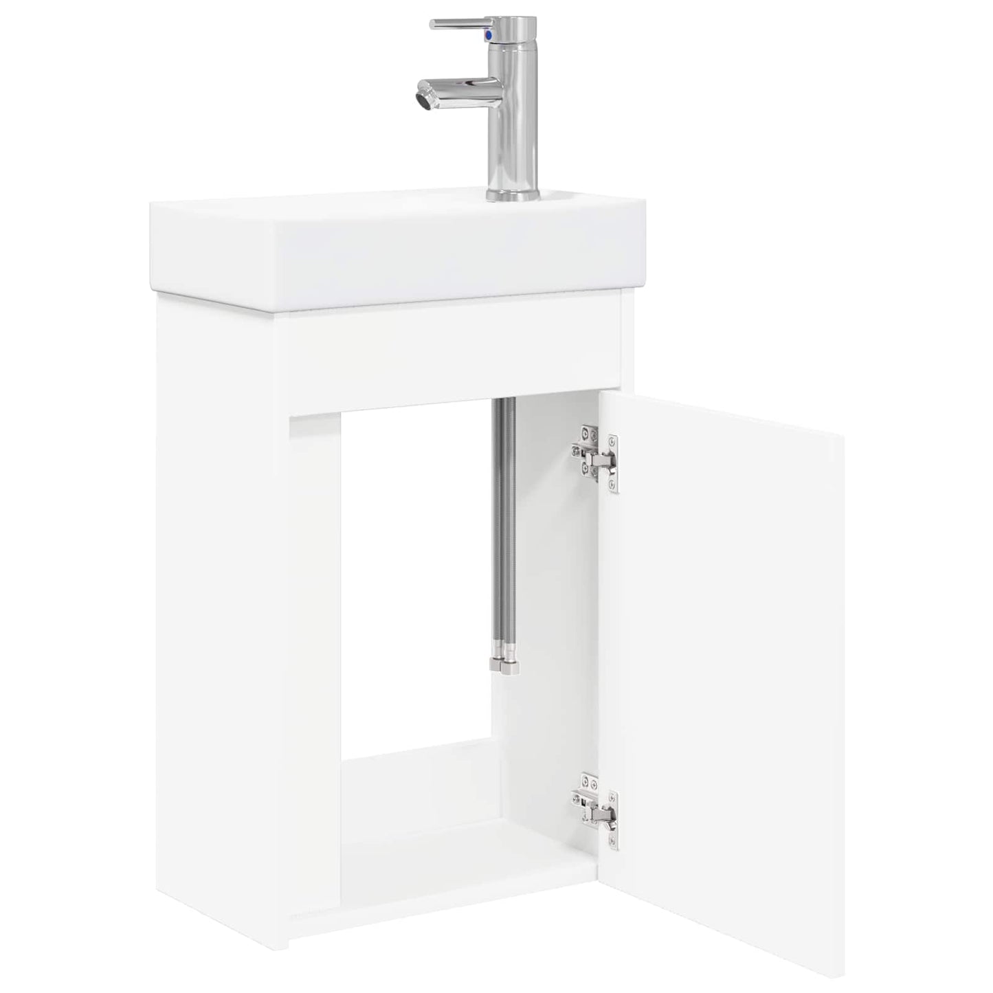 Badkamermeubel met kraan Wit 40,5 x 22,5 x 62 cm