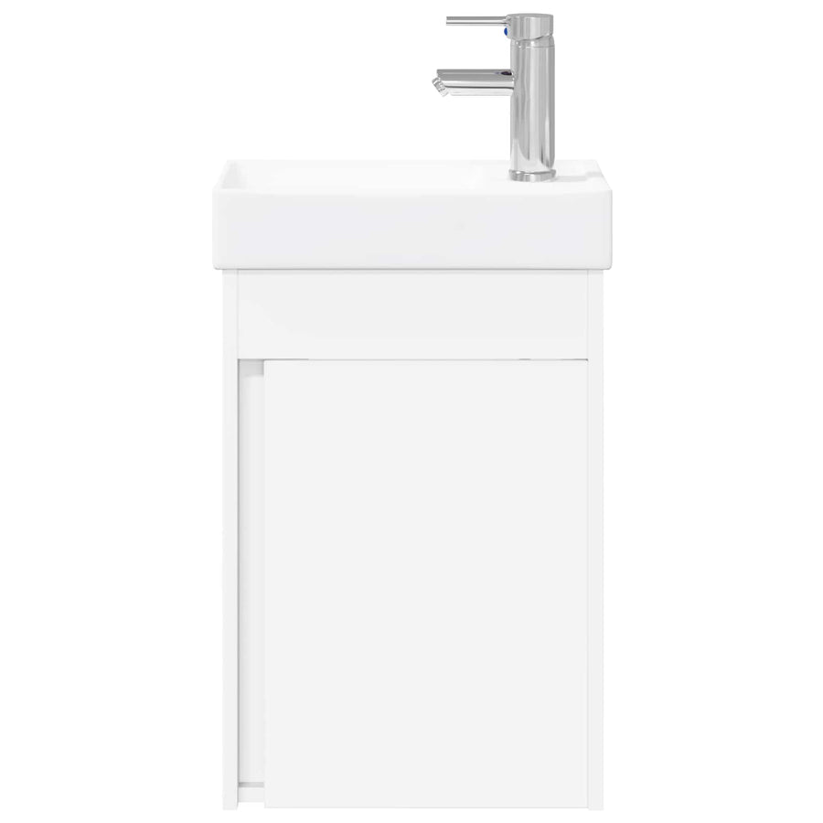 Badkamermeubel met kraan Wit 40,5 x 22,5 x 62 cm