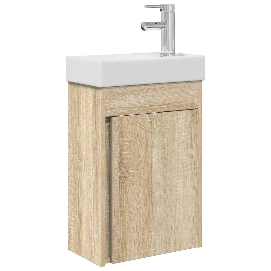 Badkamermeubel met kraan Sonoma Eiken 40,5 x 22,5 x 62 cm