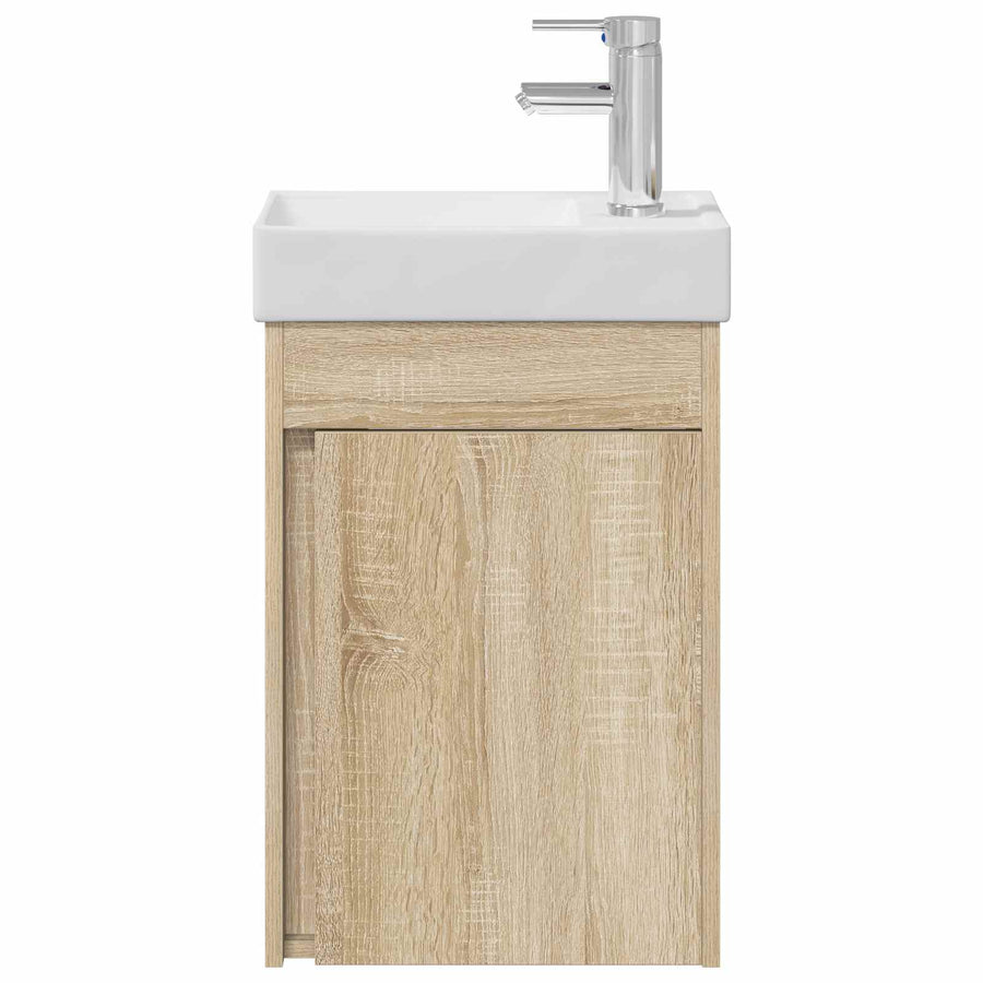Badkamermeubel met kraan Sonoma Eiken 40,5 x 22,5 x 62 cm