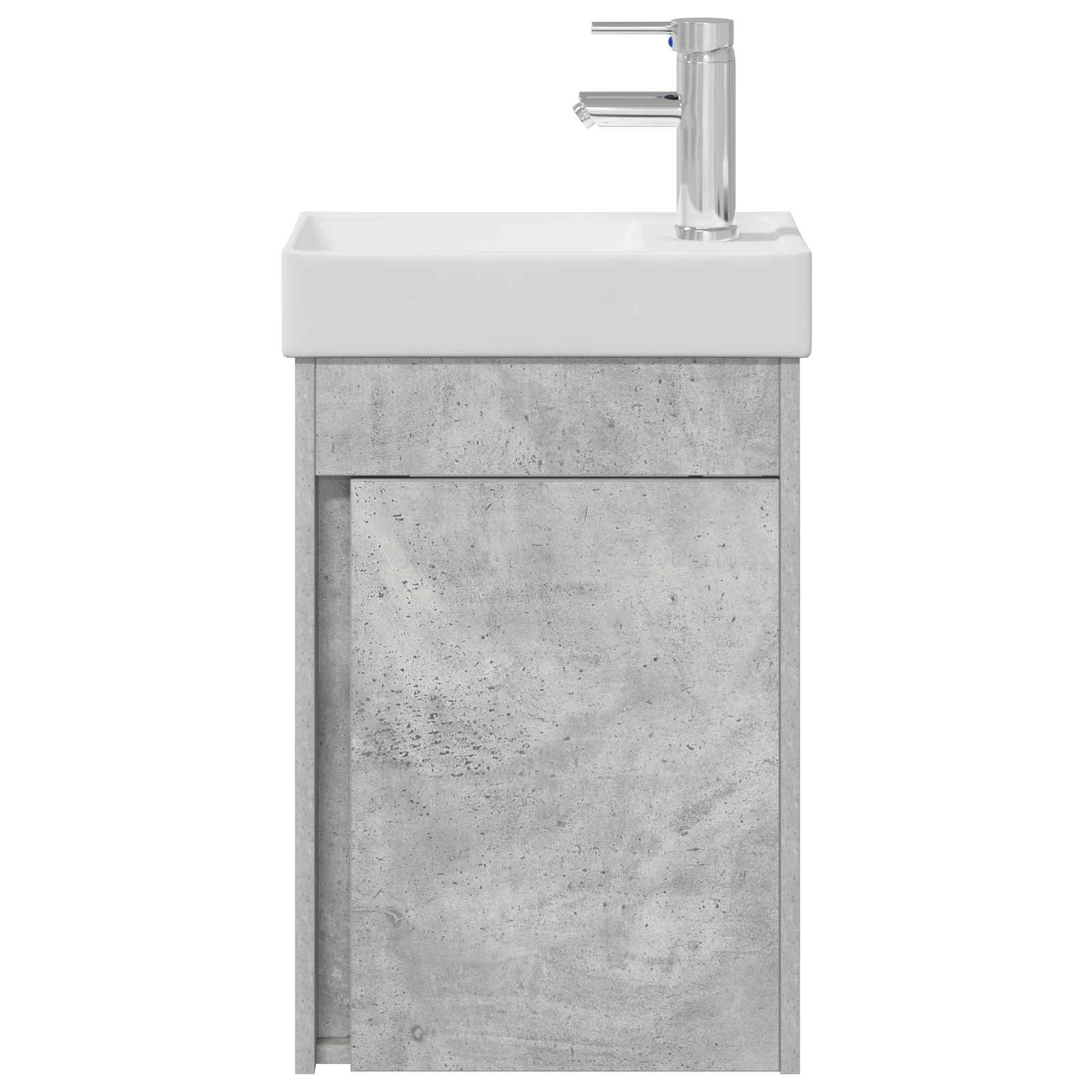Badkamermeubel met kraan Betongrijs 40,5 x 22,5 x 62 cm