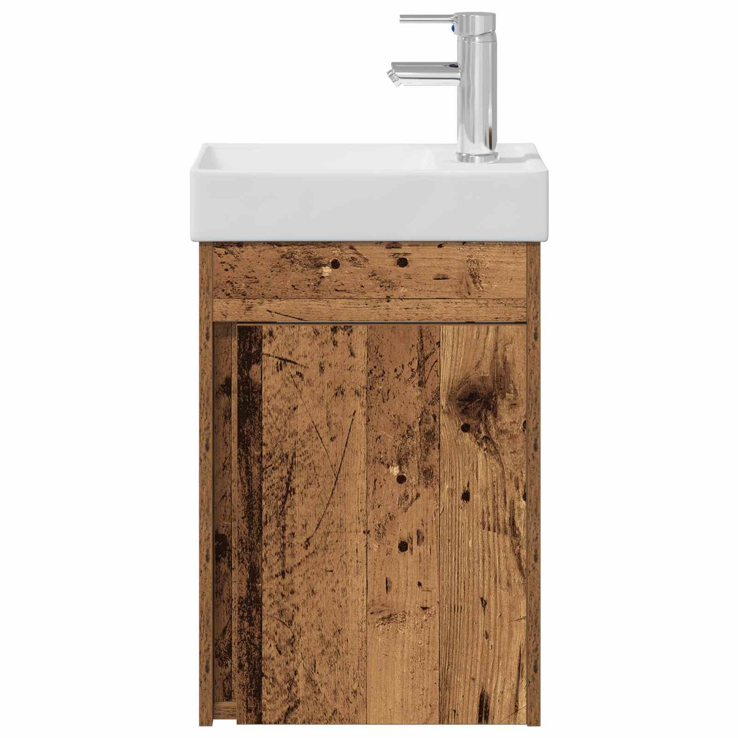 Badkamermeubel met kraan Oud hout 40,5 x 22,5 x 62 cm
