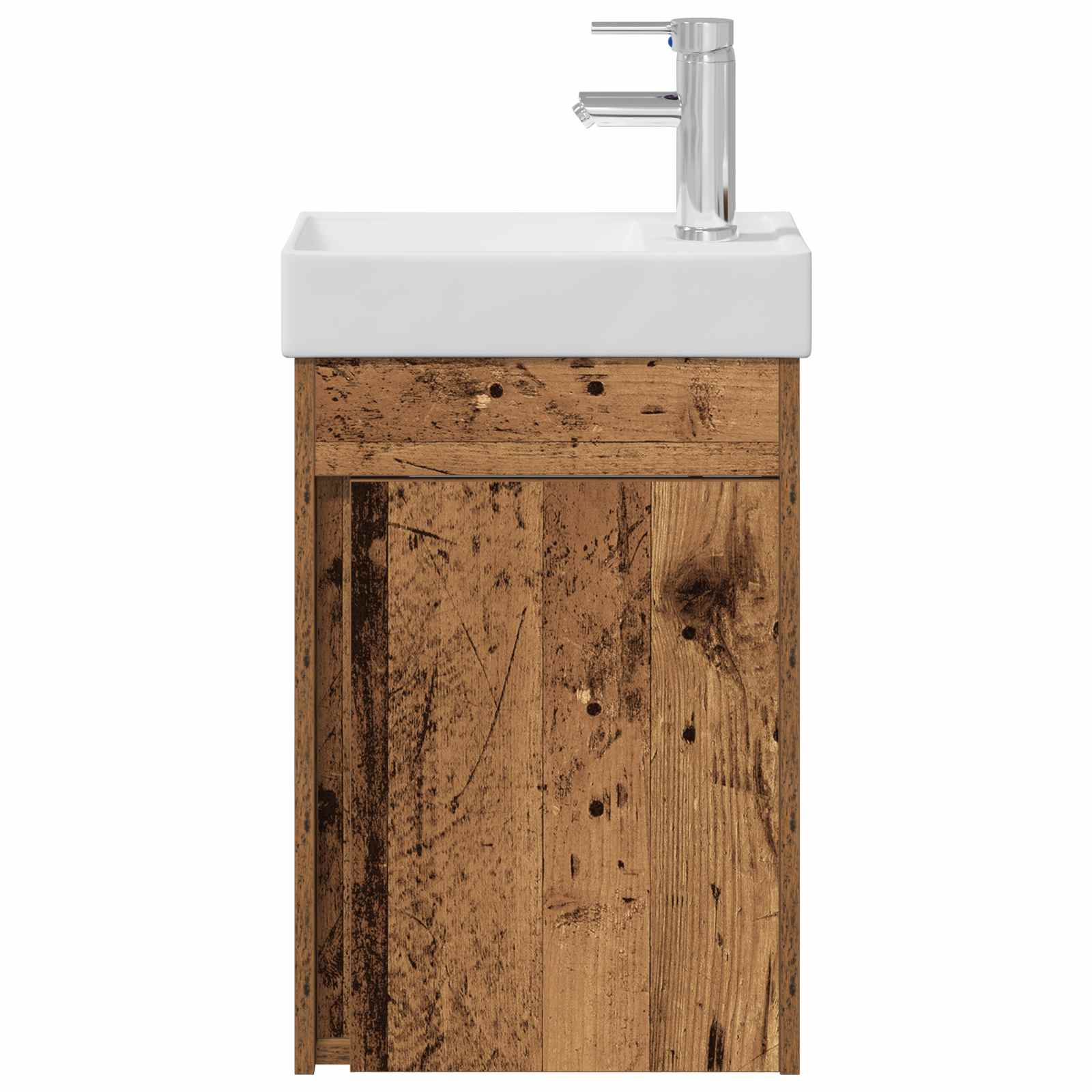 Badkamermeubel met kraan Oud hout 40,5 x 22,5 x 62 cm
