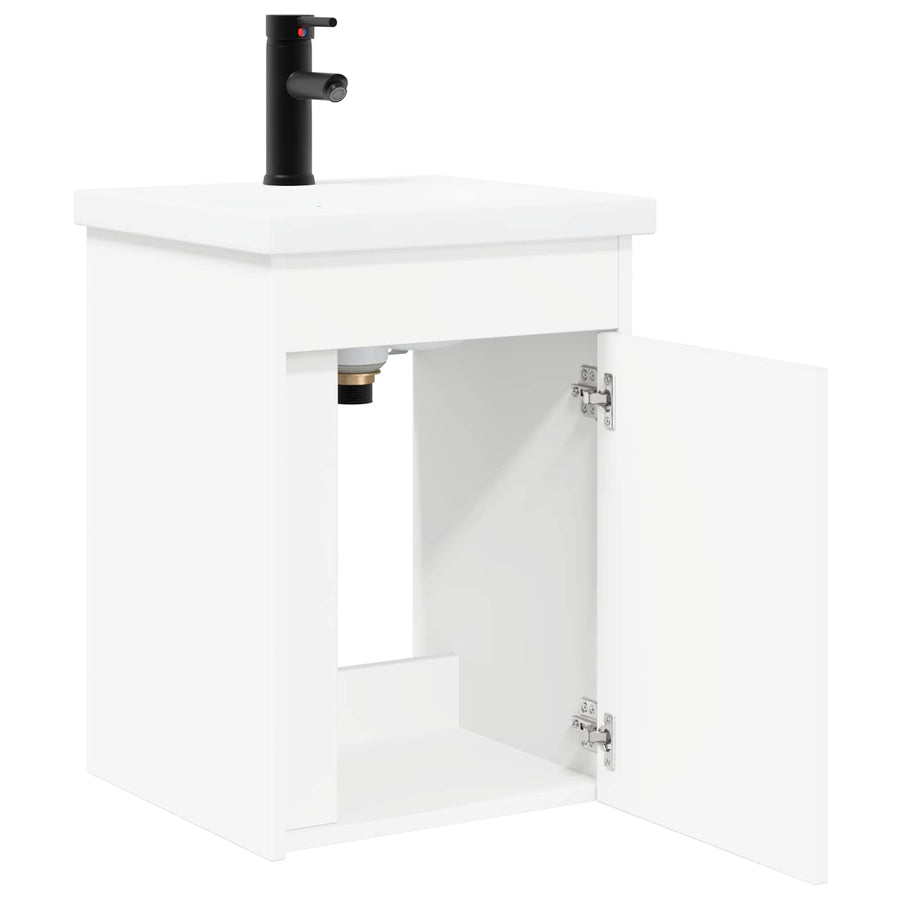 Badkamerkast met kraan Wit 42 x 40 x 74,5 cm