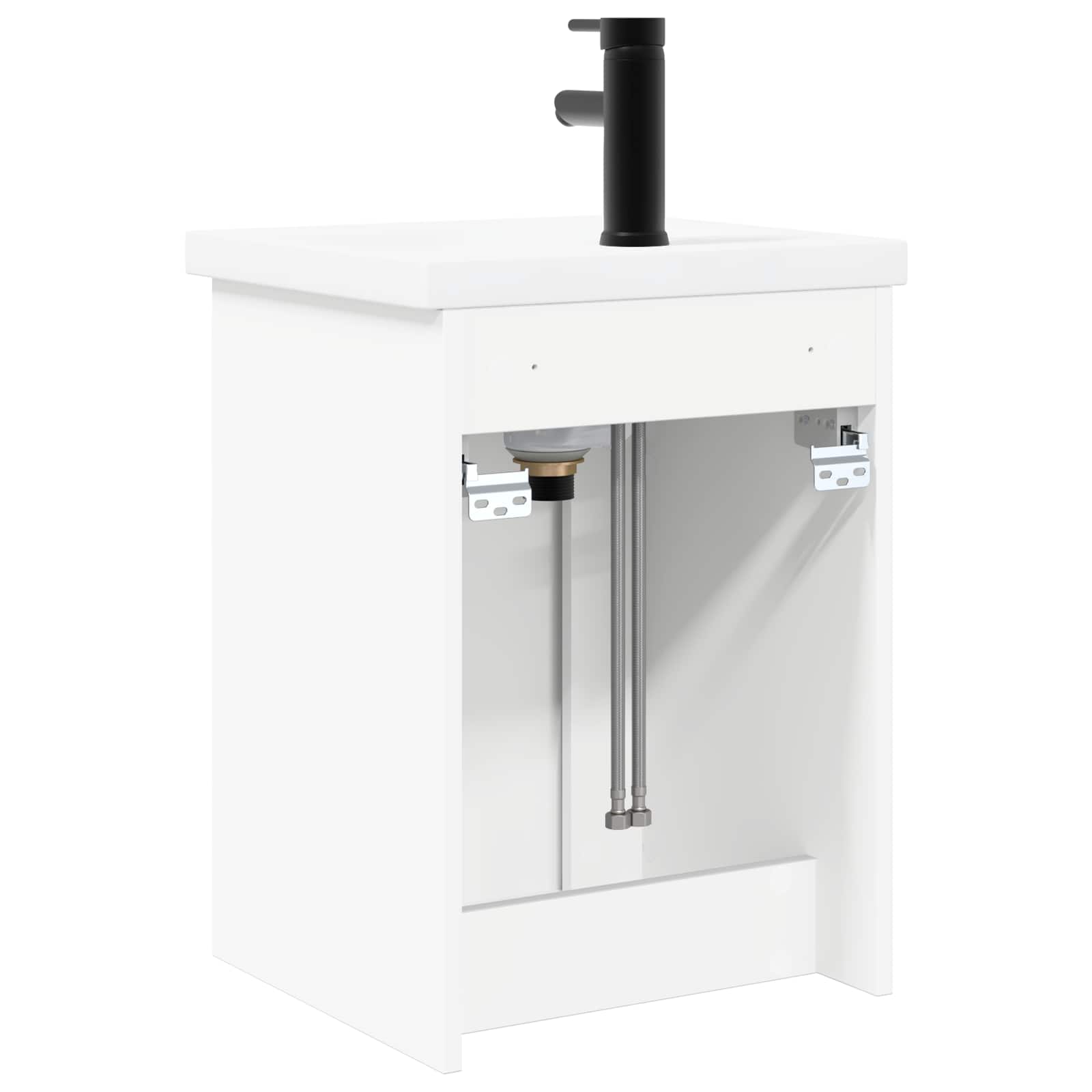 Badkamerkast met kraan Wit 42 x 40 x 74,5 cm