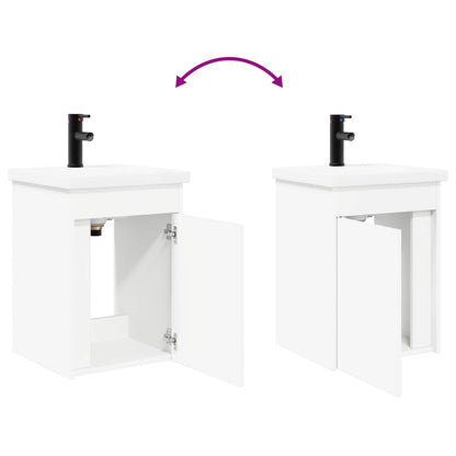 Badkamerkast met kraan Wit 42 x 40 x 74,5 cm