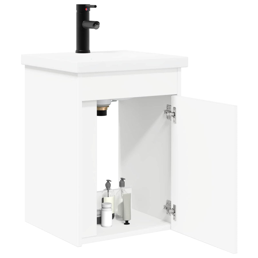 Badkamerkast met kraan Wit 42 x 40 x 74,5 cm