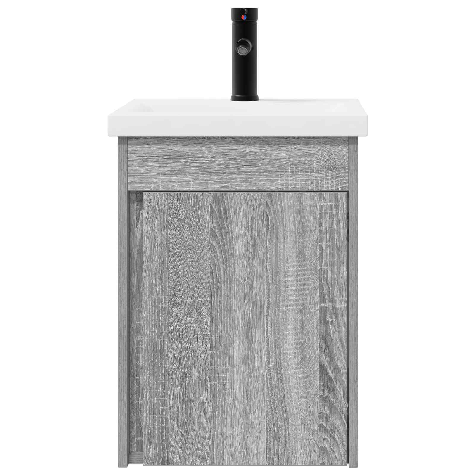 Badkamermeubel met kraan Grijs Sonoma 42 x 40 x 74,5 cm