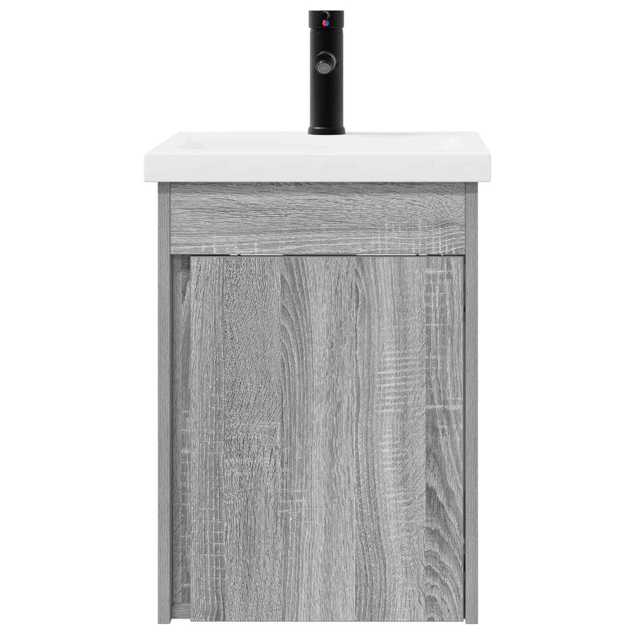 Badkamermeubel met kraan Grijs Sonoma 42 x 40 x 74,5 cm