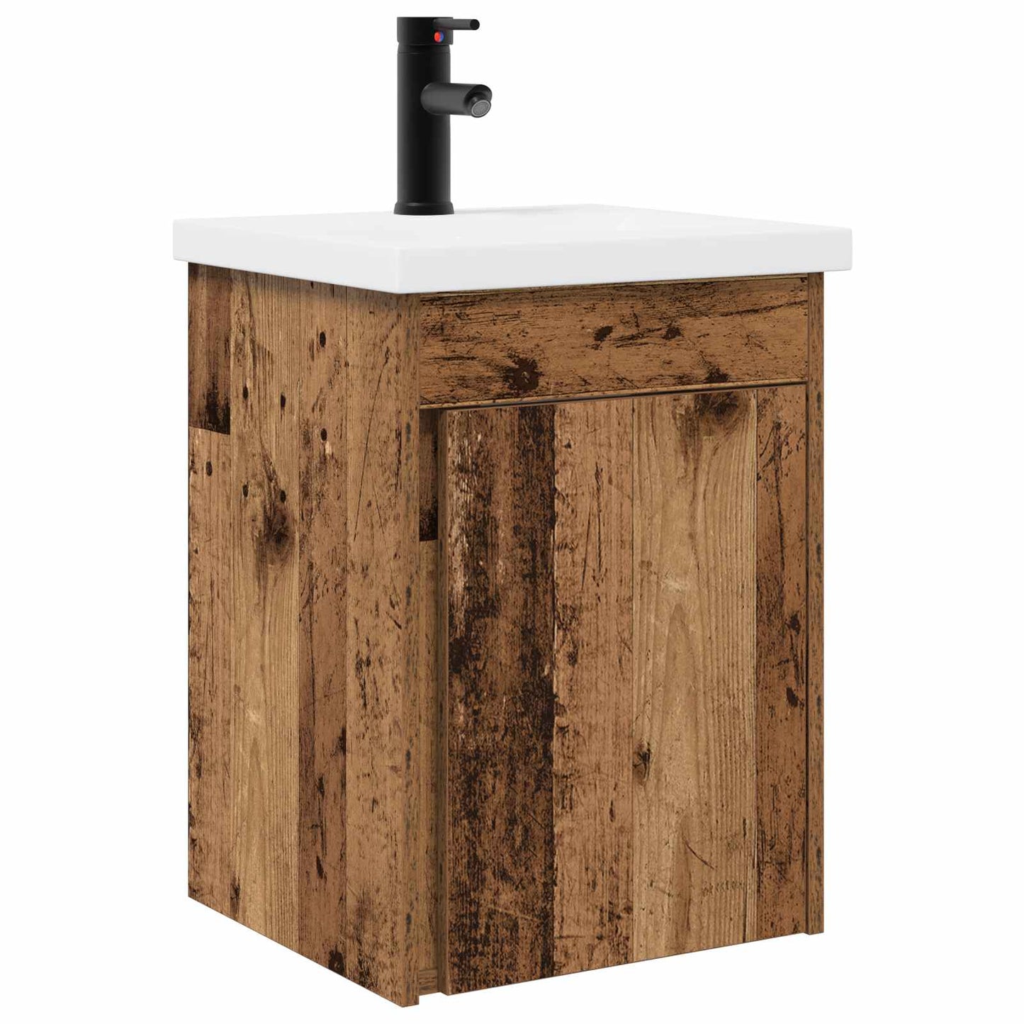 Badkamermeubel met kraan Oud hout 42 x 40 x 74,5 cm
