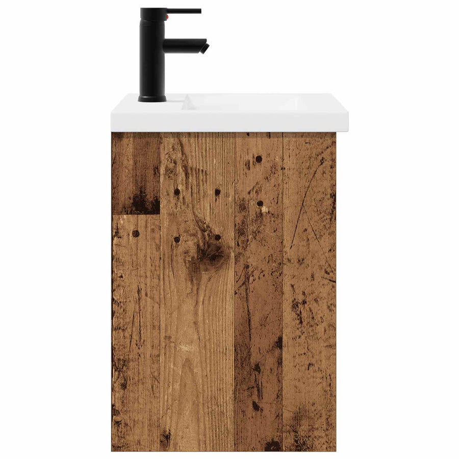 Badkamermeubel met kraan Oud hout 42 x 40 x 74,5 cm