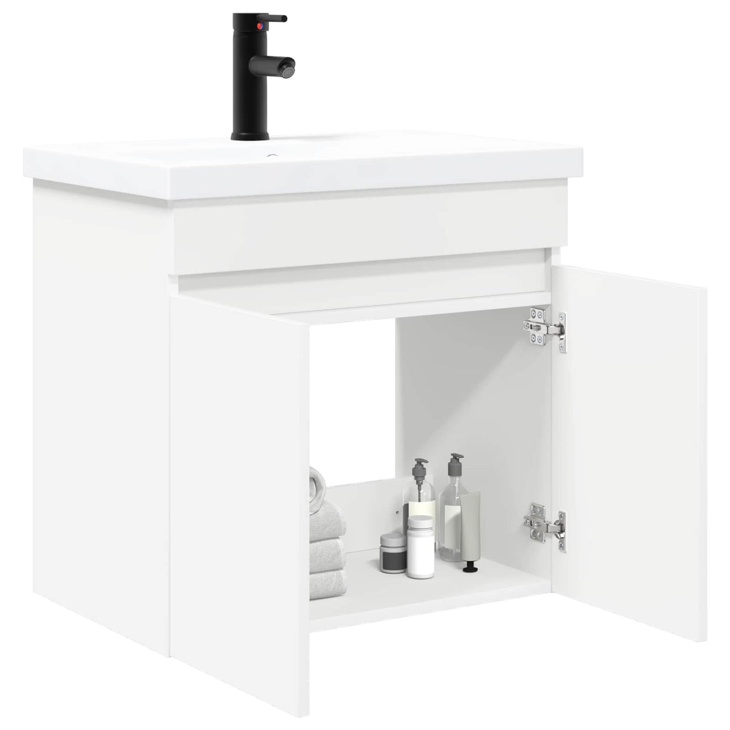 Badkamermeubel met kraan Wit 61 x 40 x 74,5 cm