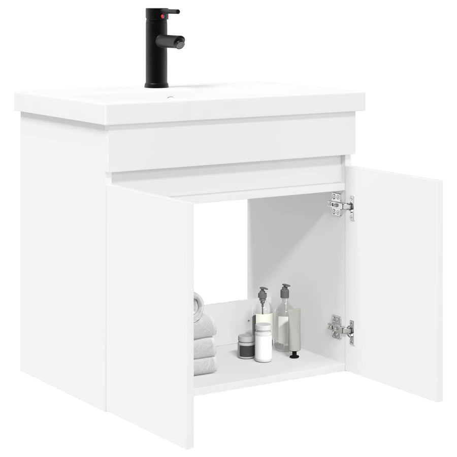 Badkamermeubel met kraan Wit 61 x 40 x 74,5 cm