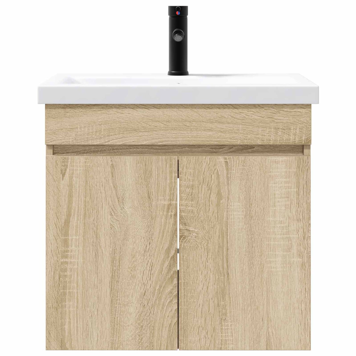 Badkamermeubel met kraan Sonoma Eiken 61 x 40 x 74,5 cm