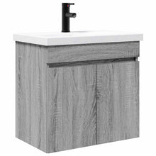 Badkamermeubel met kraan Grijs Sonoma 61 x 40 x 74,5 cm