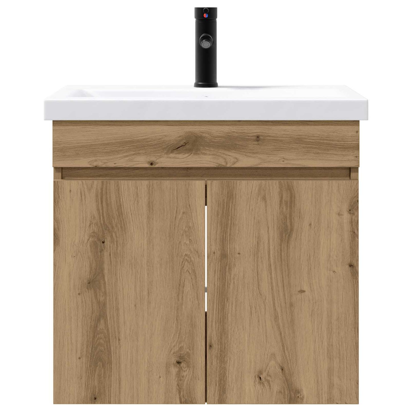 Badkamermeubel met kraan Artisanaal eiken 61 x 40 x 74,5 cm