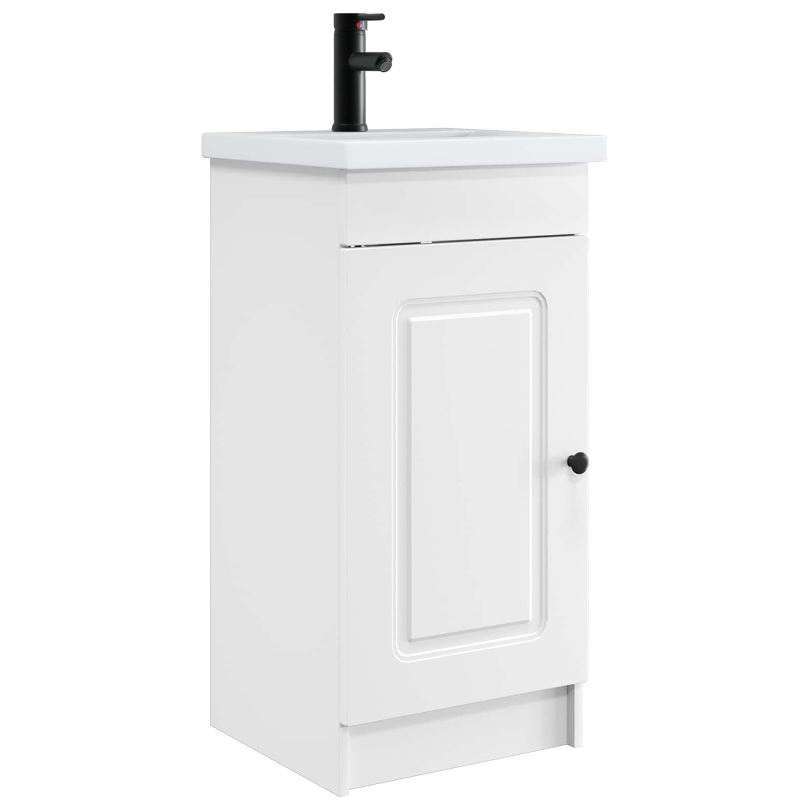 Badkamermeubel met Wasbak Wit 42 x 40 x 84,5 cm Bewerkt hout
