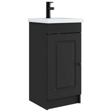Badkamermeubel met Wasbak Zwart 42 x 40 x 84,5 cm Bewerkt hout