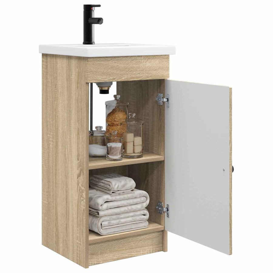Badkamermeubel met Wasbak Sonoma Eiken 42 x 40 x 84,5 cm