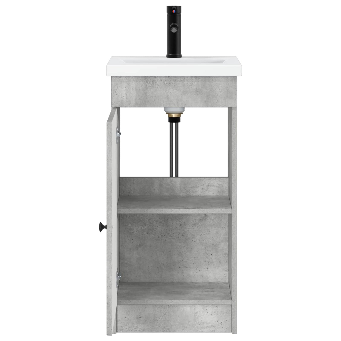 Badkamermeubel met Wasbak Betongrijs 42 x 40 x 84,5 cm