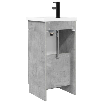 Badkamermeubel met Wasbak Betongrijs 42 x 40 x 84,5 cm