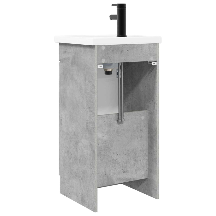 Badkamermeubel met Wasbak Betongrijs 42 x 40 x 84,5 cm