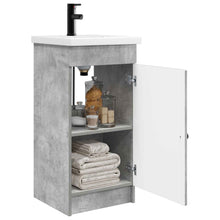 Badkamermeubel met Wasbak Betongrijs 42 x 40 x 84,5 cm