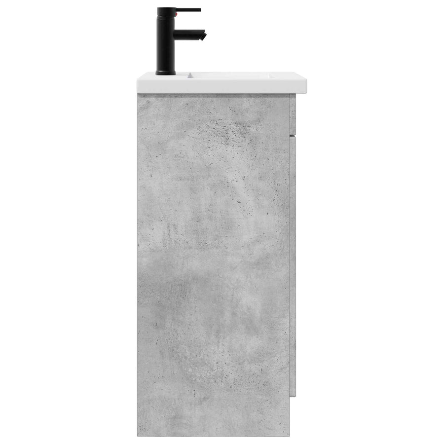 Badkamermeubel met Wasbak Betongrijs 42 x 40 x 84,5 cm