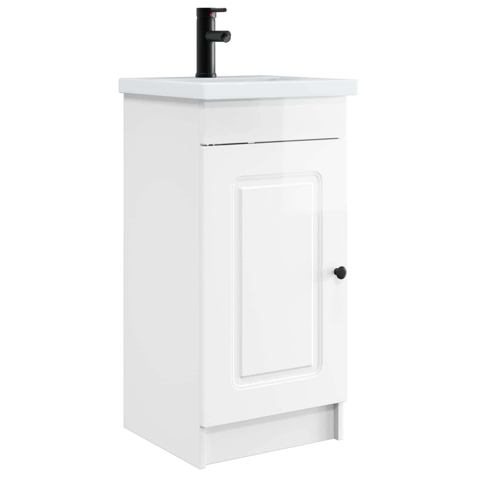 Badkamermeubel met Wasbak Hoogglans Wit 42 x 40 x 84,5 cm