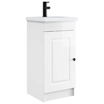 Badkamermeubel met Wasbak Hoogglans Wit 42 x 40 x 84,5 cm