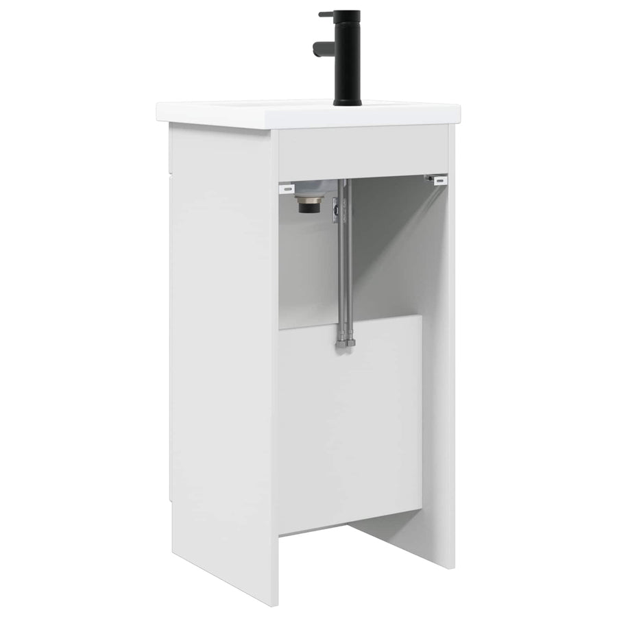 Badkamermeubel met Wasbak Hoogglans Wit 42 x 40 x 84,5 cm