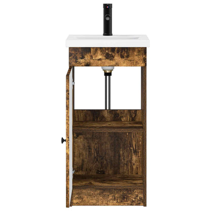 Badkamermeubel met Wasbak Gerookt eiken 42 x 40 x 84,5 cm