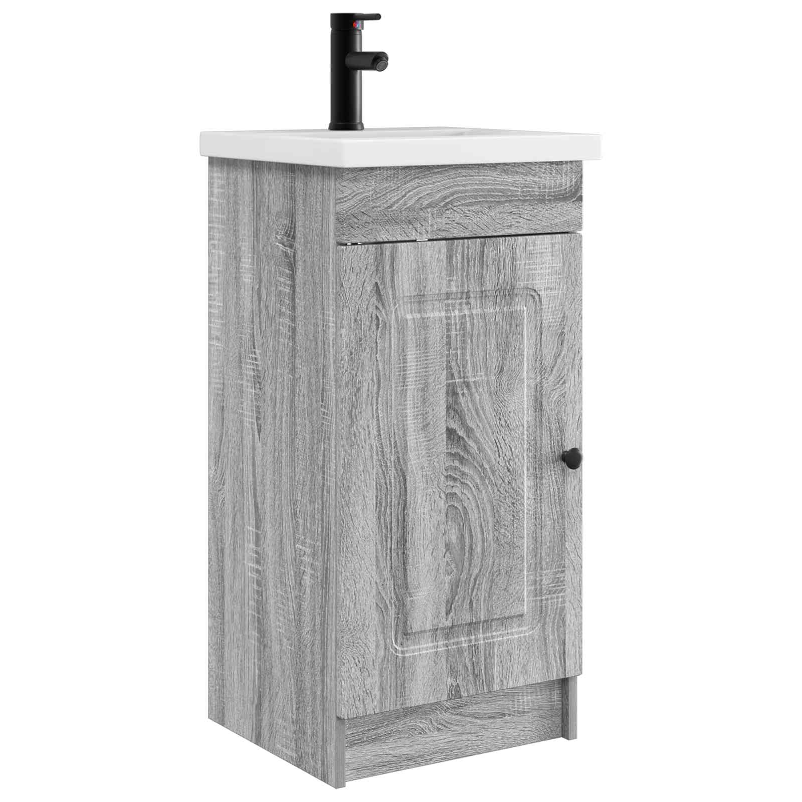 Badkamermeubel met Wasbak Grijs Sonoma 42 x 40 x 84,5 cm