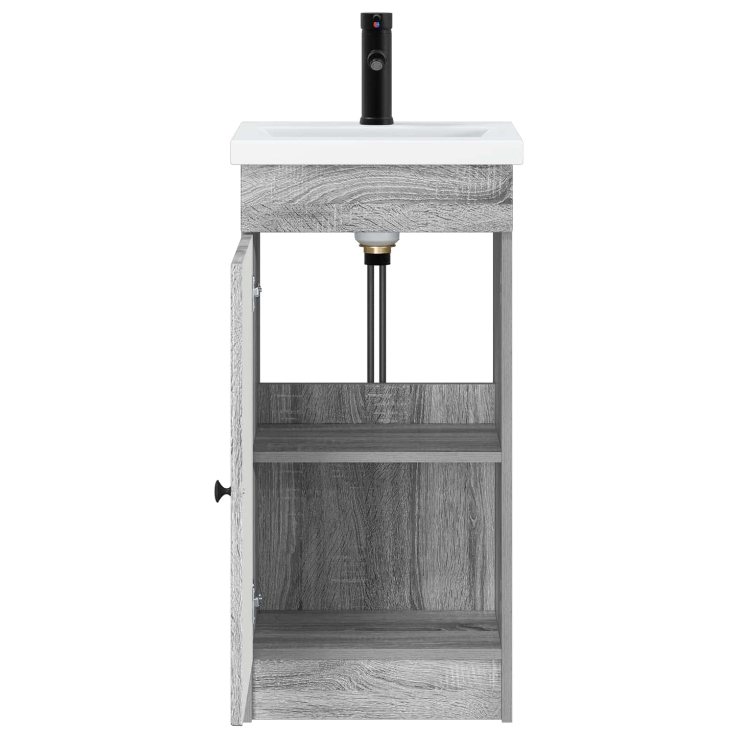 Badkamermeubel met Wasbak Grijs Sonoma 42 x 40 x 84,5 cm