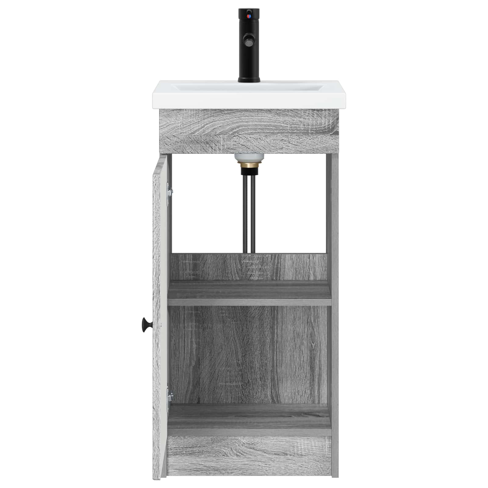 Badkamermeubel met Wasbak Grijs Sonoma 42 x 40 x 84,5 cm