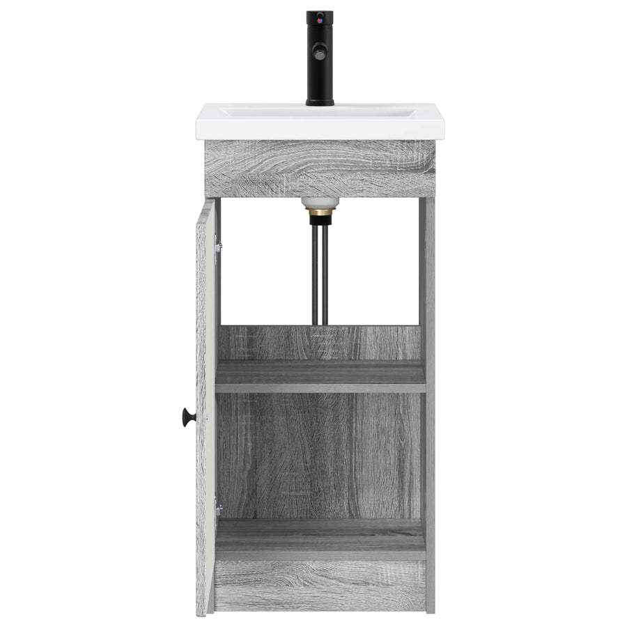 Badkamermeubel met Wasbak Grijs Sonoma 42 x 40 x 84,5 cm