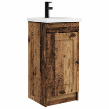 Badkamermeubel met Wasbak Oud hout 42 x 40 x 84,5 cm