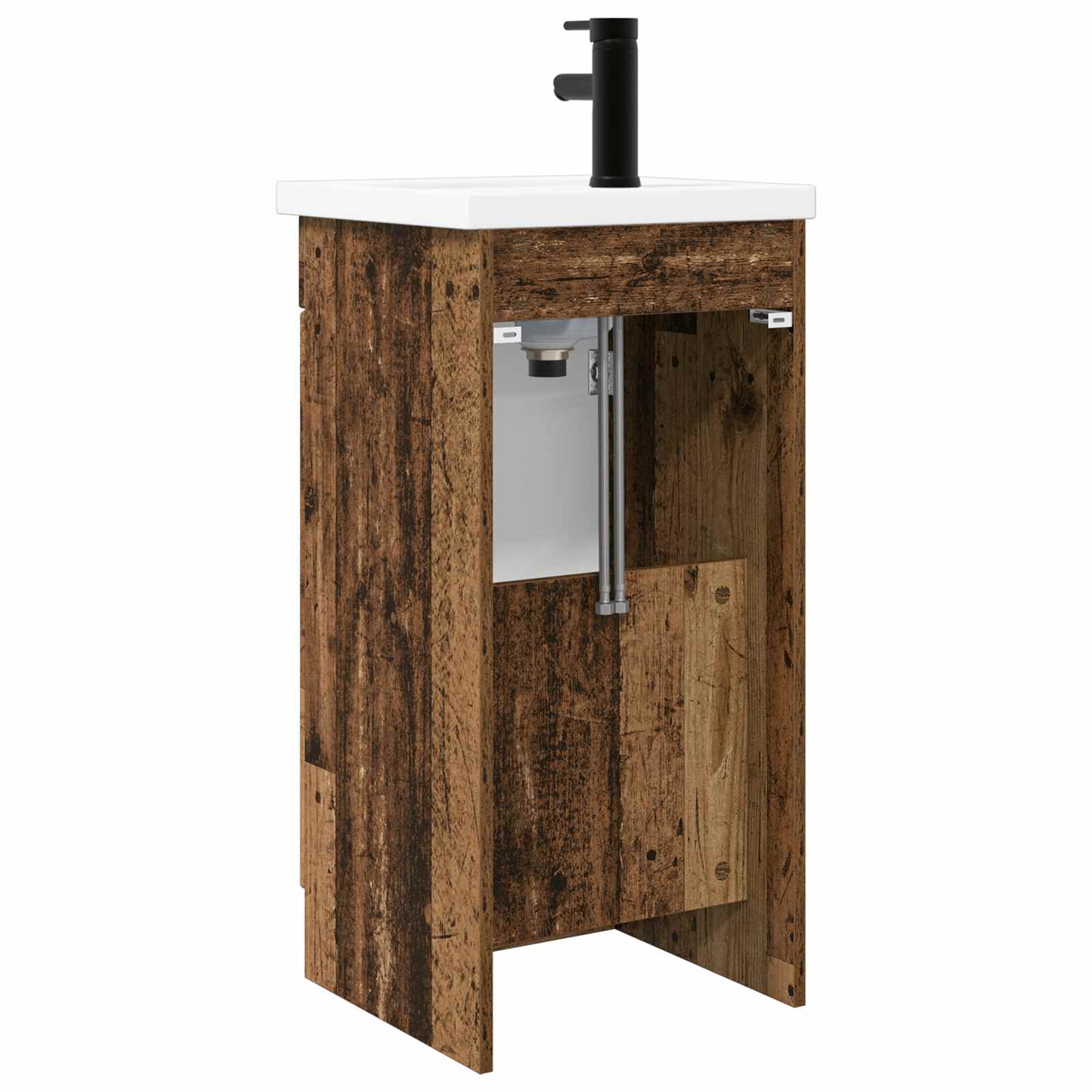 Badkamermeubel met Wasbak Oud hout 42 x 40 x 84,5 cm