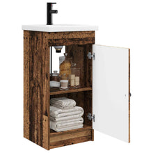 Badkamermeubel met Wasbak Oud hout 42 x 40 x 84,5 cm
