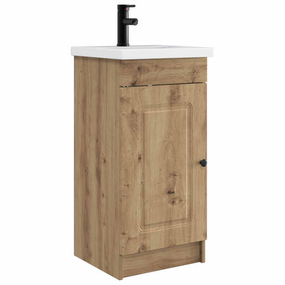 Badkamermeubel met Wasbak Artisanaal eiken 42 x 40 x 84,5 cm