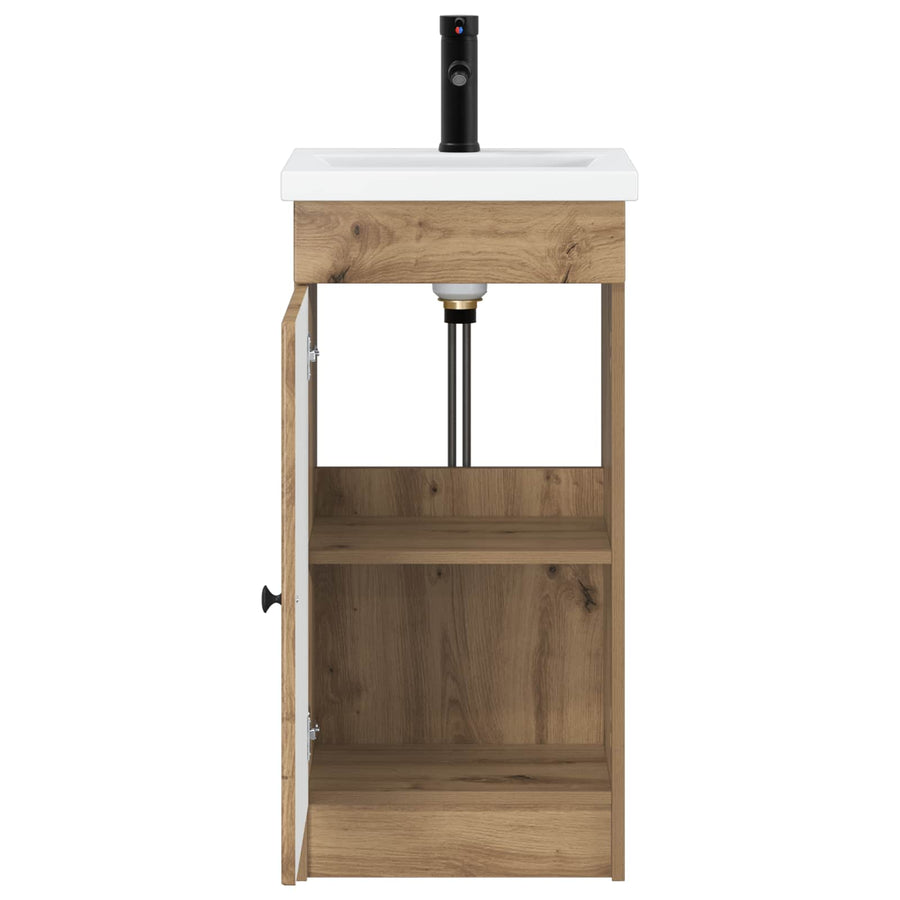 Badkamermeubel met Wasbak Artisanaal eiken 42 x 40 x 84,5 cm