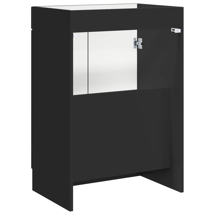 Badkamer onder wastafel kast Zwart 56 x 37,5 x 81 cm